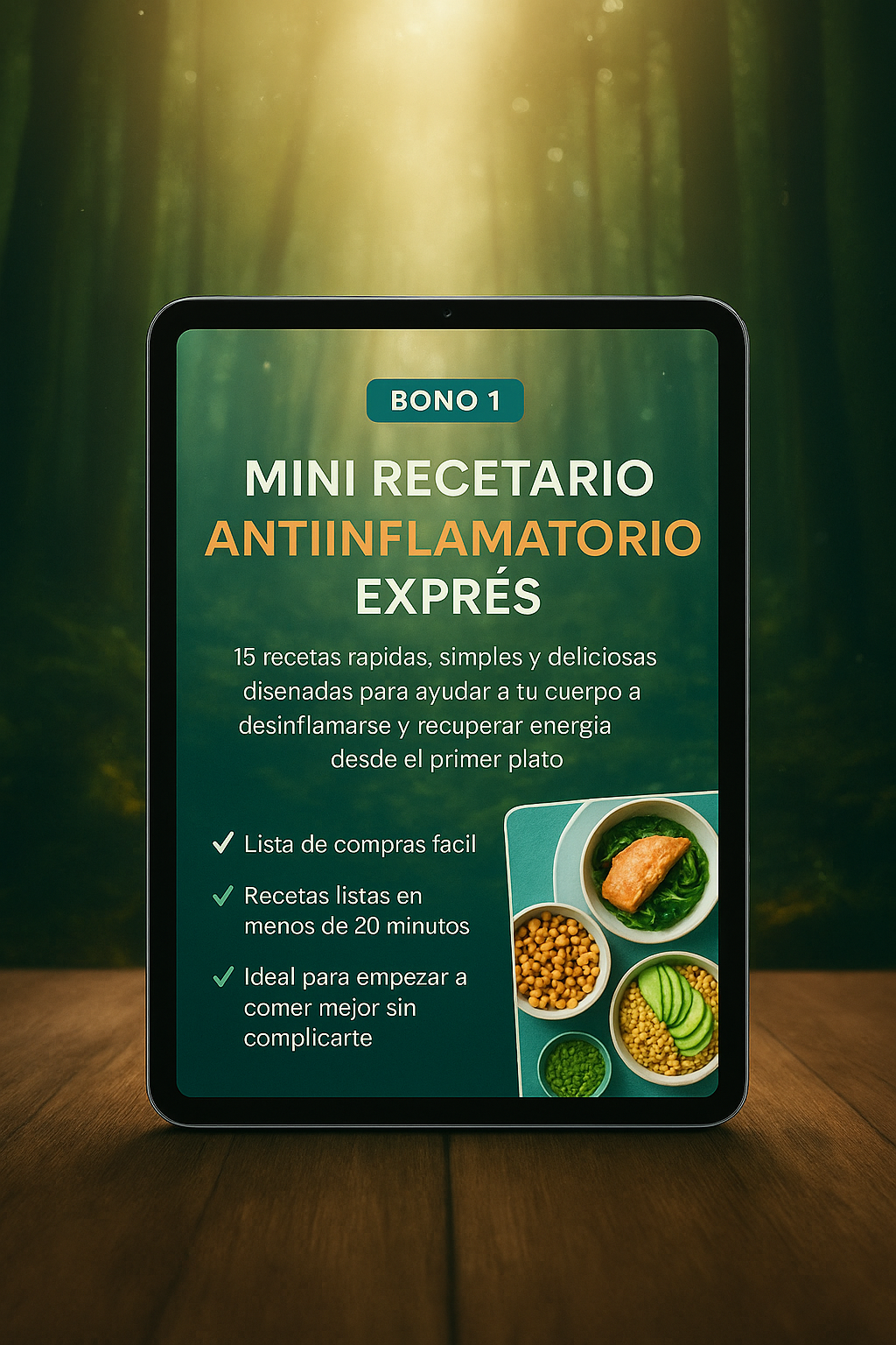Mini Recetario Antiinflamatorio Exprés